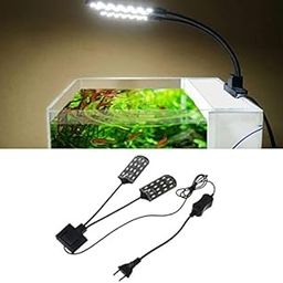 VAYINATO X7(Suits For 2Ft - 4Ft Tank) Aquarium Fish Tank Double Heads Plant Grow White Led Creative Clip On Light By Petzlifeworld-16
