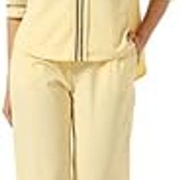 Women's Co-ord Set, 3/4 Sleeve Shirt with Decorative Trim and Straight Trousers-image-62