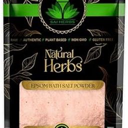 SAI HERBS Epsom Bath Salt Powder - Pure Magnesium Sulphate Powder - Unscented - Liver Cleansing - Bathing - Relaxation - Pain Relief - Therapeutic Spa Treatment - Pure & Natural (500 Grams)-image-30