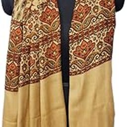 Wool Blend Full Printed Shawl for Women and Girls Winter Wear Multicolor-picture-11