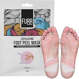 Furr Glycolic Acid & Salicylic Acid Peeling & Exfoliating Foot Mask | Reduces Dry Skin & Hard Calluses| Exfoliates,Moisturizes & Hydrates Feet | Nourishing Foot Mask | Fits Like Socks | Unisex-37