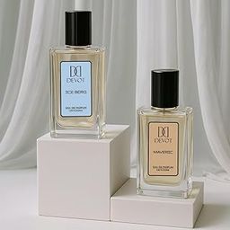 DEVOT Perfume Gift Set for Men & Unisex, Long-Lasting Woody, Marine, Fresh & Spicy Fragrances - MAVERIC for Him & ICEBERG Unisex Scent – 2 x 25ml-21