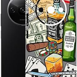 AtOdds Mobile Skin Sticker Wrap | Compatible for REDMI A3X | Scratchproof Matte Finish | Full Coverage for All Sides & Camera Protection (Wine Graffiti)-18