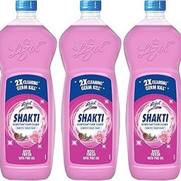 Lizol Shakti 900ml (Pack of 3) - Rose Fresh Disinfectant Floor Cleaner|Suitable For All Floor Cleaner Mops|2X better cleaning Vs Phenyl-image-30