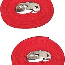 Hashco Sports Gymnastics Rings/Roman Ring ONLY RED Straps & Buckles-32