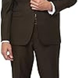 Men's Polyester Blend Two Piece Suit-Dress Set-image-4