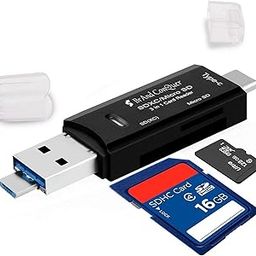 Brand Conquer 3 in 1 SD Card Reader | USB Type C, USB 3.0 and Micro USB, OTG, Memory Card | Portable Card Reader | Compatible with TF, SD, Micro SD, SDHC, SDXC, MMC, RS-MMC, Micro SDXC-15