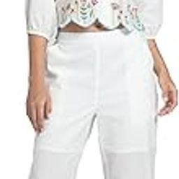 shaye 2 Piece White Embroidered Casual Wear Co-Ords For Women-picture-19