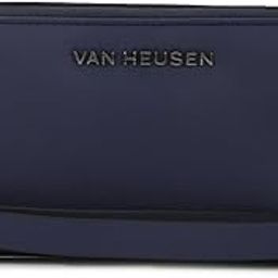 Women Polyurethane Navy Textured Casual Wallets-image-28