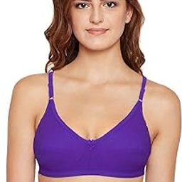 Women's Polyester, Cotton Non Padded Wire Free Regular Bra-image-19