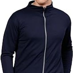 Men's Sunscreen Full Sleeves Polyester Fabric UPF 50+ Sun Protection Jacket For Running, Hiking, Sport & Outdoor Activity Rider Jacket for Men.-image-83