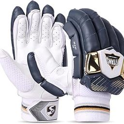 SG X GT 1.0 Cricket Batting Gloves, Right Hand, White and Navy Blue, Premium Protection (Adult)-image-26