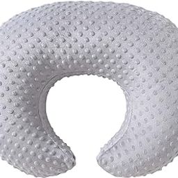 Nursing Pillow Cover Breast Feeding Pillow Covers Best for Breastfeeding Moms Great Baby Shower Gift (Gray)-image-48