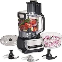 SHIPLORD® Powerful 500-Watt Food Processor & Vegetable Chopper with 14-Cup & 4-Cup Bowls - Stainless Steel Blades BPA-Free-image-66