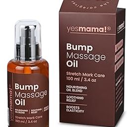 YesMama Bump Massage Oil - 100% Natural | Stretch Mark Care for Women | Light & Quick Absorbing Body Oil | Pregnancy & Postpartum Safe-8