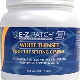 E-Z Products EZP-132 White Thinset Pool Cement - 3 lbs-image-87