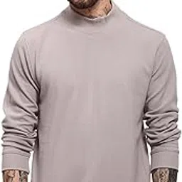 showoffff SHOWOFF Men's Grey Solid Pullover Sweater-AR-8284_Grey-picture-42