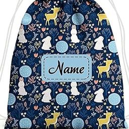 Drawstring Swimming bag for kids for Gym yoga Tuition Beach Waterproof Backpack for 3-10 year Girls boys Bag with Custom personalisation-55