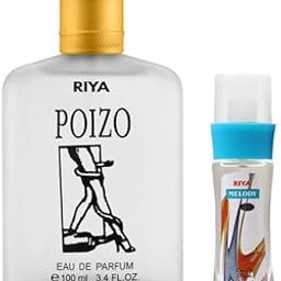 RIYA Poizo & Melody Eau De Parfum Spray 100 ML & 10 ML Mild Fragrance Long Lasting Fragrance/Morning Fresh Feeling(Pack of 2)-picture-8