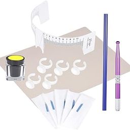 WildCard India Eyebrow Microblading Kit Eyebrow Tattoo Set With 5 Needles Eyebrow Ruler Eyebrow Pigment Practice Skin for Eyebrow Tattoo Permanent Makeup-picture-0