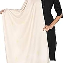 Handwoven Bamboo Silk Stole | Soft Lightweight Natural Bamboo Fiber Wrap for Women | Elegant Breathable Silk Blend Shawl | Plain Weave with Moracco Pattern | White-picture-45