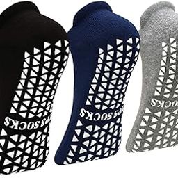 Non Slip Anti Skid Socks with Grips for Yoga Pilates Barre Fitness, Hospital Home Sticky Slipper Socks for Women Men-picture-19