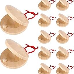 12x Clapper Board Spanish DIY Hand Finger Castanets for Toddlers Party Adult | Educational | Music & Art-image-35