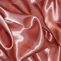 Bini Fabrics Dusty Pink Silky Satin Dress Fabric Plain Satin Material 44/45" Width, Slik & Shiny Fabrics (1 Meter)-image-54