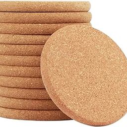 Kavi eco Friendly Plain 8 mm Thick Cork Coasters Set of 10-image-21