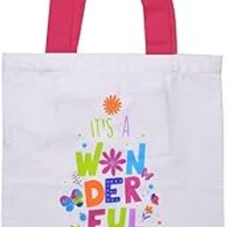Wonderful Day Canvas Tote Bag for Women & Girls | 100% cotton Eco Friendly Shoulder Bags for Shopping & Travelling I Washable and Reusable-image-68