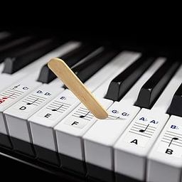 Extra Large Piano Removable Sticker Labels for Large Key Keyboards and Piano!-10