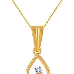 p.c. chandra jewellers Gold and Diamond Pendant for Women-picture-26