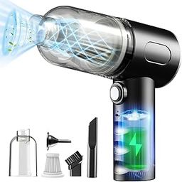 DADLM® 3 in 1 Portable Car Vacuum Cleaner with Blower | USB Rechargeable Wireless Handheld Car Vacuum Cleaner Traveling, Camping Reusable,Portable,Rechargeable (3 in 1 Vacuum) (1)-29