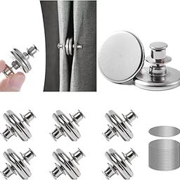 6 Pairs Magnetic Curtain Buckles 0.98 inch Plus Size Light Blocking Curtain Clips Shower Liner Magnets to Hold Curtains Closed Prevent Light Leaking-image-3