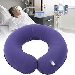NALACAL Inflatable Seat Cushions Donut Pillow, Seat Cushion Orthopedic Ring Pillows, Hemorrhoid Treatment Bed Sores Pregnancy Tailbone Pain after surgery, with Inflatable Pump for Office Chair elderly-image-49