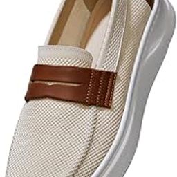 The Brunch Loafers for Men | Comfortable, Flexible & Breathable Knitted Upper and Faux Leather-image-94