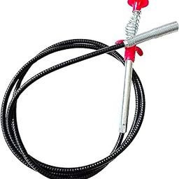 AYUSHI Stainless Steel Drain Pipe Cleaning Spring Stick, Hair Catching Claw Wire, Sink Sewer Clog Dredge Remover, Basin Cleaner, Flexible Grabber Pickup Tool, Retractable Cable (5ft (160cm), Black)-20