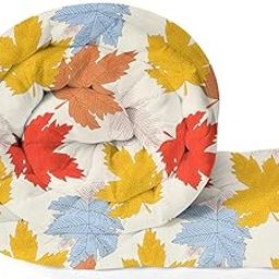 VAS COLLECTIONS 220 GSM Reversible Microfiber AC Comforter/Duvets for Mild Winter | All Season King Size 3 Layered Quilted Blanket for Double Bed (220 cm x 240 cm, Floral, Multicolour)-image-85