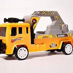 Asian Portable Plastic Excavator Truck Construction Toy for Kids (Multicolor)-image-105