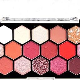 CS Beautiful 16 Color matte and metallic nude with glitter eyeshadow combo palette, pocket friendly eyeshadow palette (SHADE 02)-3