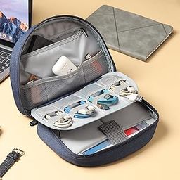 Wooum Cable and Gadget Organizer Bag Hard Disk Bag Ideal for iPad Mini Holder, Accessories Storage, Travel-Friendly, Compact Design for Electronics, Cables, and Small Devices-12