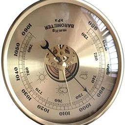 CALANDIS™ Wall Mounted Barometer 108mm/4.25inch Round Dial Air Weather Station Household Weather Forecasting Instrument-image-60