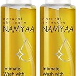 Namyaa Haldi Chandan Intimate Hygiene Wash | With Germ and Odour Protection | pH Balanced (Pack of 2)-image-1