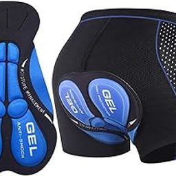 Men's Cycling Shorts,4D Gel Padded Out-Wearable Motorcycle Bike Riding Shorts Quick-Dry Half Pants-24