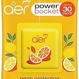 Godrej Aer Power Pocket Tangy Delight (10g) | Air Freshener - Bathroom and Toilet | Lasts 30 days-image-51