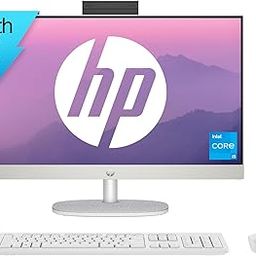 HP Aio Pc 13Th Gen Intel Core I5-1335U,23.8Inch(60.5 Cm) Fhd,Touch,Anti-Glare (16 Gb Ddr4,1Tb Ssd,Wireless Keyboard & Mouse Combo,Fhd Ir Tilt Privacy Camera) Win 11,5.53Kg,24-Cr0410In-Windows 11 Home-12