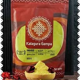 Kalagura Gampa Natural Pure Indigo Powder, 500gm - Green-image-69