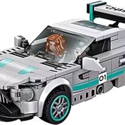 Mossio Multicolor Block Construction Car Toy Kit with Rolling Wheels Detailed Cabin and Interchangeable Components for Kids-image-64