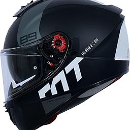 MT Helmets Blade 2 SV 89 Full Face Dual Visor Bike Helmet | Sharp 4 Star Rated | ECE Certified | Glasses Ready | Double D Ring B2 S-image-32