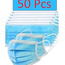 Surgical mask- Disposable face mask- 3 PLY -75 GSM with Ultrasonic Looping & Nose strip (50 pcs)-22